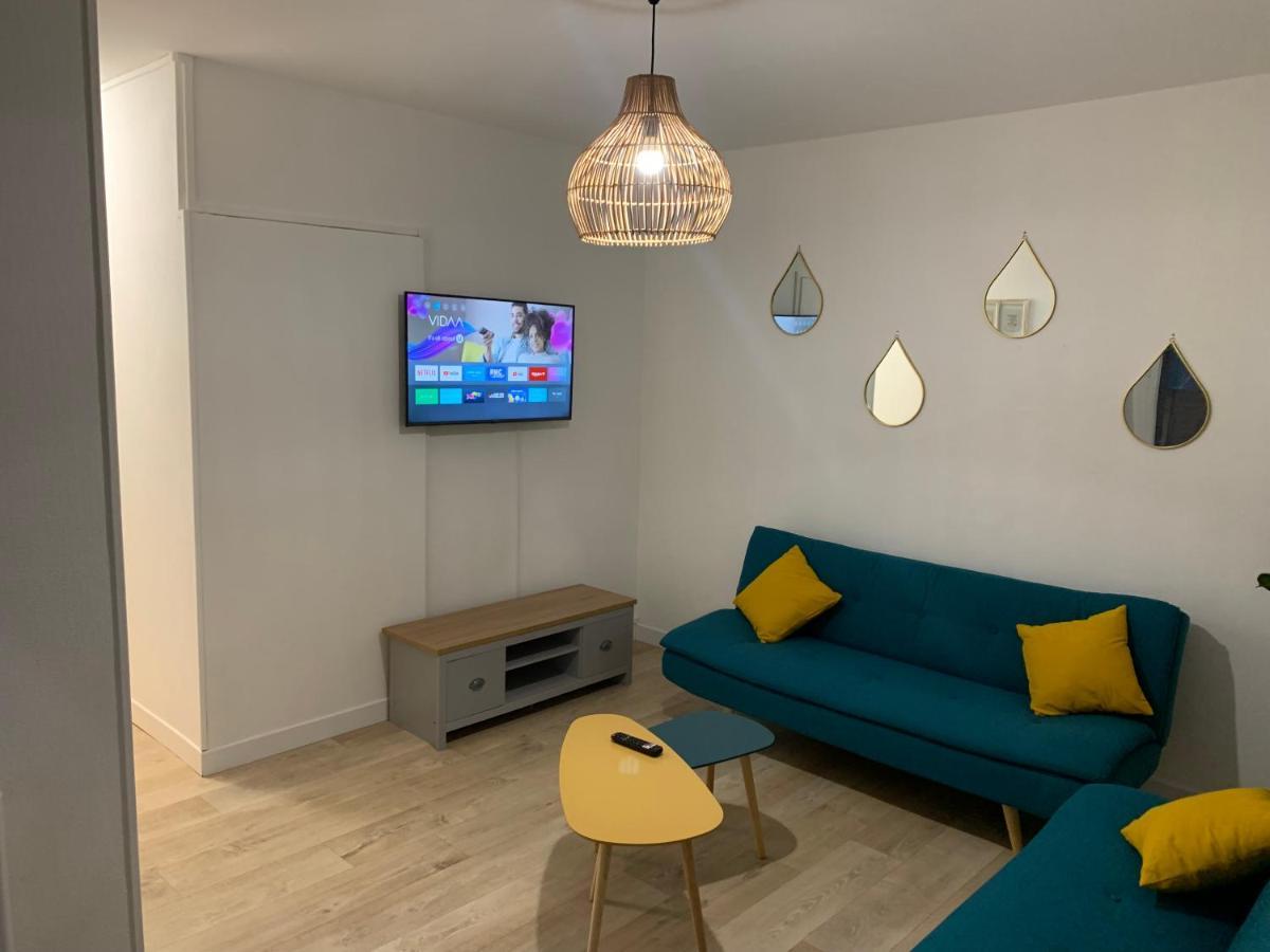 L Effet Mer 70M2 Avec 2 Chambres Doubles Avec Parking 1 Voiture Gratuit, Netflix Disney Plus Disponible Lits Faits A L Arrive Serviettes De Toilettes Fournies Dieppe Buitenkant foto